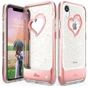 IPhone XR Heart Phone case. New never used